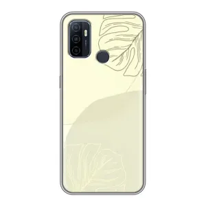 Чохол квітковий дизайн для Oppo A53 (Зелений фон)