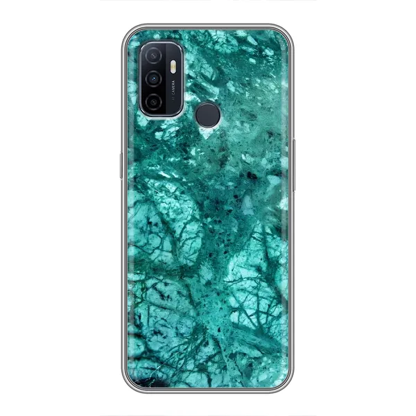Чехол с рисунком «Зеленый мрамор» для OPPO A53 Чехол с рисунком «Зеленый мрамор» для OPPO A53