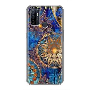 Чехлы со смыслом для Oppo A53 (Золотые узоры)
