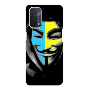 Чехол с Украинской символикой на Оппо А54 (5G) (Анонимус патриот)