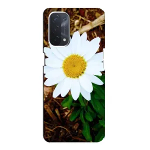 Чехол с ромашками на Oppo a54 (5G) (Белая ромашка)