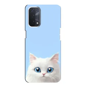 Чохол на тематику: Коти для OPPO A54 (5G) (Білий кіт)