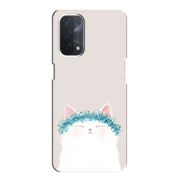 Чехол с рисунком «Белый котик» для OPPO A54 (5G) Чехол с рисунком «Белый котик» для OPPO A54 (5G)