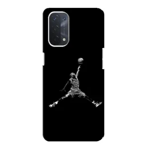 Силіконовый Чохол Nike Air Jordan на Оппо А54 (5G) (Джордан)