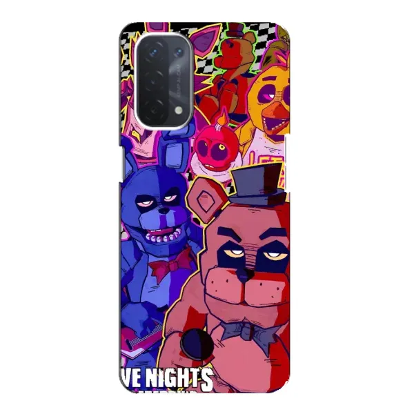 Чехол с рисунком «Фредди» для OPPO A54 (5G)