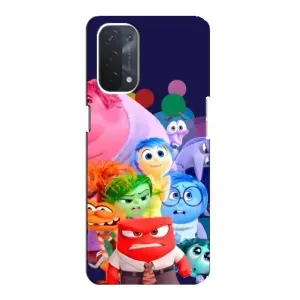 Чехол Головоломка для Oppo a54 (5G) - (AlphaPrint) (Герои головоломки)
