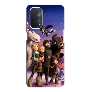 Чехол дракон Беззубик для Oppo a54 (5G) (Герои дракона)
