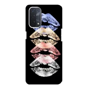 Чехол Стильные девушки на Oppo a54 (5G) (Губы)