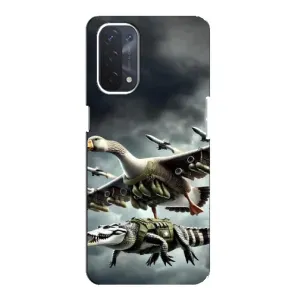 Чохол з мемами траралело тралала для Oppo a54 (5G) (Гусіні і крокоділо)