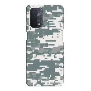 Камуфляжный Чехол для Оппо А54 (5G) (Камуфляжный Хаки)