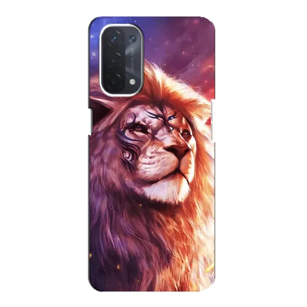 Чехол с рисунком «Красочный ЛЕВ» для OPPO A54 (5G) Чехол с рисунком «Красочный ЛЕВ» для OPPO A54 (5G)
