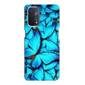 Силіконовий бампер з картинкою звірів для Oppo a54 (5G) (Крила метеликів)