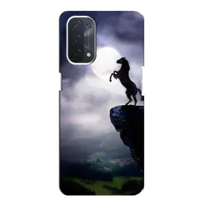 Чохли з зображенням різних тварин на Oppo a54 (5G) (Кінь)