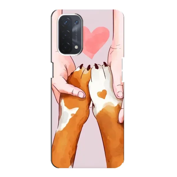 Чехол с рисунком «Любовь к собакам» для OPPO A54 (5G) Чехол с рисунком «Любовь к собакам» для OPPO A54 (5G)