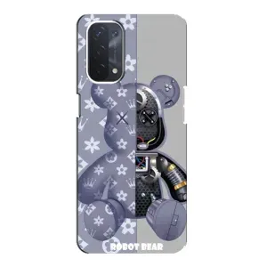 Силіконовий чохол для Oppo a54 (5G) (Ведмідь Louis Vuitton)
