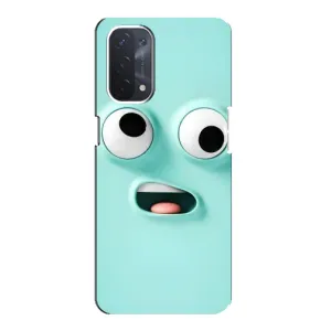 Чехол с рисунком «Забавное мятное лицо» для OPPO A54 (5G)