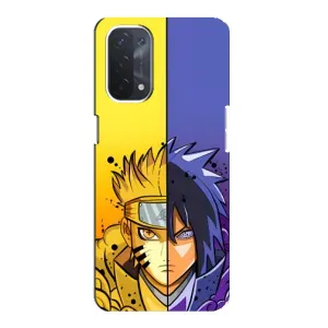 Купить Чохли на телефон з принтом Anime для Oppo a54 (5G) (Naruto Vs Sasuke)