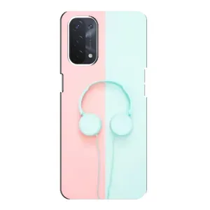 Девчачий Чехол для Oppo a54 (5G) (Наушники)