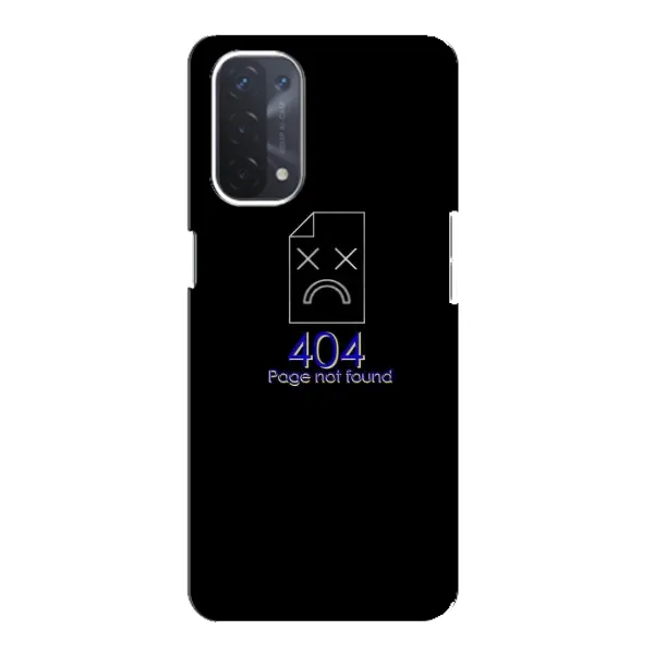 Чехол с рисунком «Ошибка 404» для OPPO A54 (5G) Чехол с рисунком «Ошибка 404» для OPPO A54 (5G)
