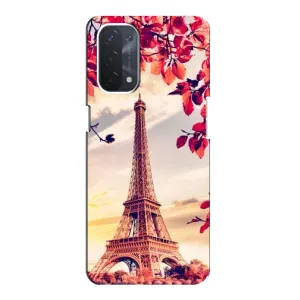 Чехол с Эйфелевой башней на Oppo a54 (5G) (Paris photo)