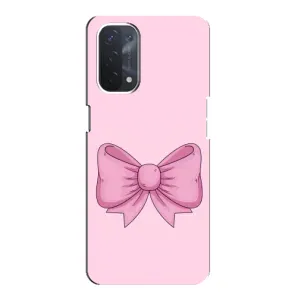 Чохол банти для Oppo a54 (5G) (Рожевий бантик)