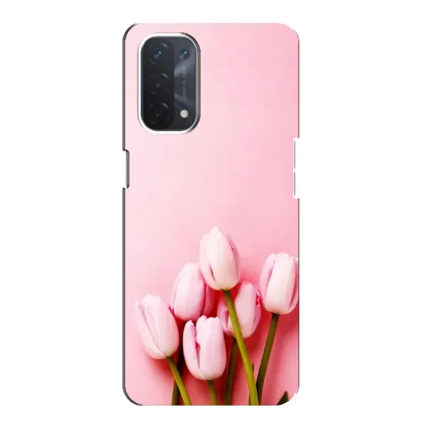 Чехол с рисунком «Розовые тюльпаны» для OPPO A54 (5G) Чехол с рисунком «Розовые тюльпаны» для OPPO A54 (5G)