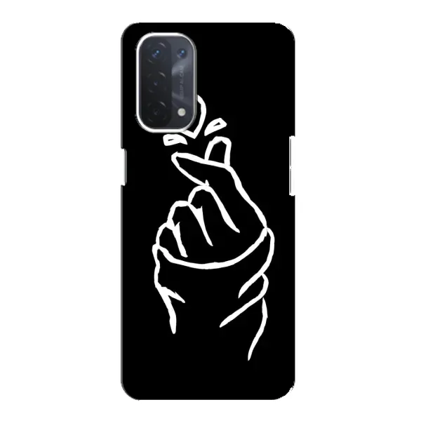 Чехол с рисунком «Сердце на черном» для OPPO A54 (5G) Чехол с рисунком «Сердце на черном» для OPPO A54 (5G)