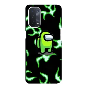 Чехол "Амонг Ас" для Оппо А54 (5G) (Яркий игрок)