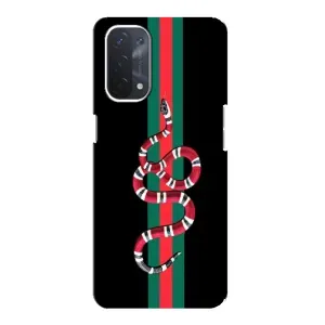 Чохли бренд ГУЧЧІ для Oppo a54 (5G) (Змій Гуччі)