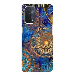 Чехлы со смыслом для Oppo a54 (5G) (Золотые узоры)