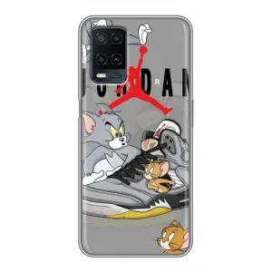Силиконовый Чехол Nike Air Jordan на Оппо А54 (Air Jordan)