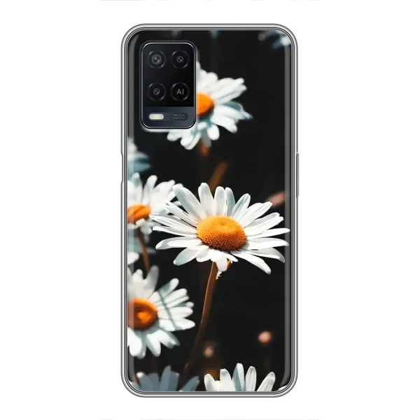 Чехол с рисунком «Белые ромашки» для OPPO A54 Чехол с рисунком «Белые ромашки» для OPPO A54