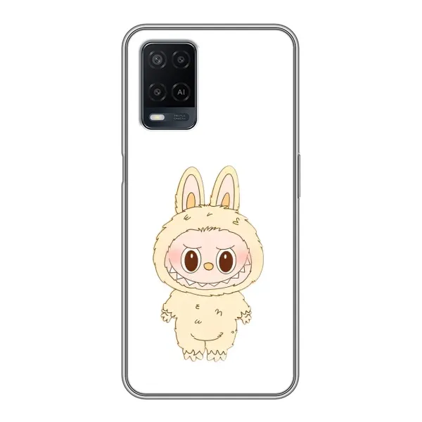 Чехол с рисунком «Бежевый Лабубу» для OPPO A54