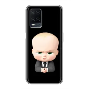 Мультяшный принт на Чехол для Оппо А54 (Бос)