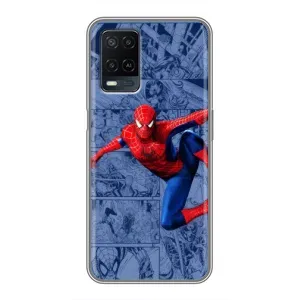 Силиконовый Чехол для OPPO A54 (Человек Паук)