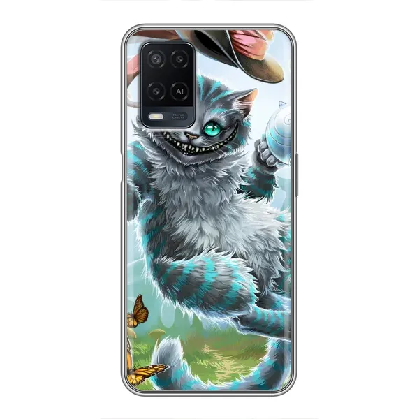 Чехол с рисунком «Чеширский КОТИК» для OPPO A54 Чехол с рисунком «Чеширский КОТИК» для OPPO A54