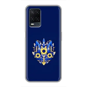 Чехол Укр Символика для OPPO A54 (Цветущий Герб)