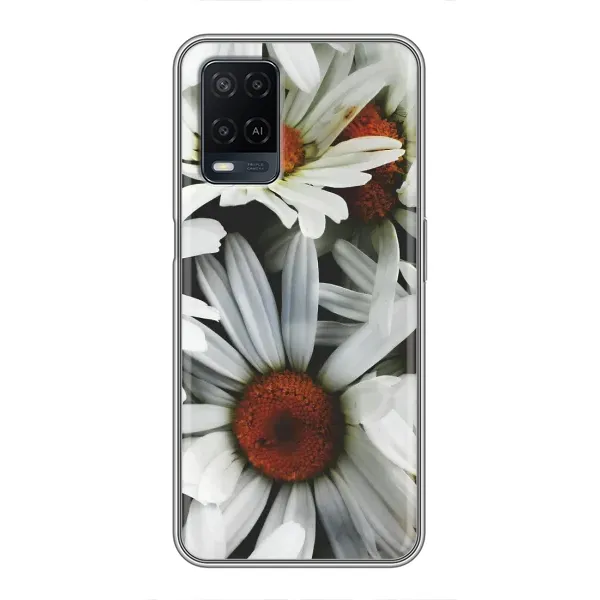 Чехол с рисунком «Цветы Ромашки» для OPPO A54 Чехол с рисунком «Цветы Ромашки» для OPPO A54