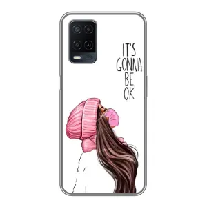 Чехол Стильные девушки на OPPO A54 (Девушка в маске)