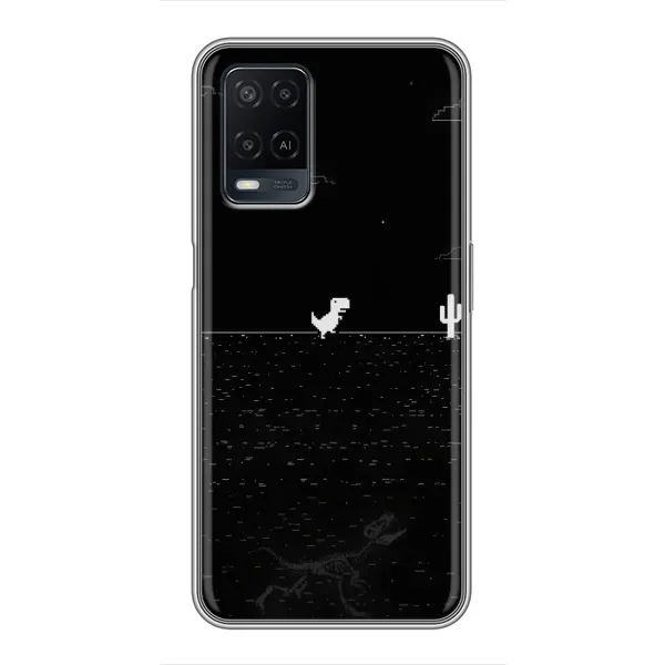Чехол с рисунком «Динозаврик» для OPPO A54 Чехол с рисунком «Динозаврик» для OPPO A54
