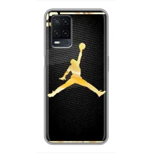 Силиконовый Чехол Nike Air Jordan на Оппо А54 (Джордан 23)