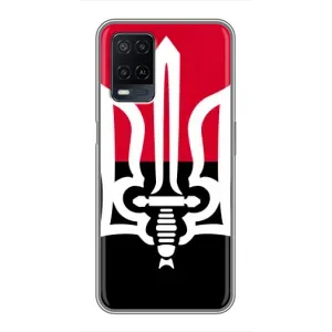 Чехлы УПА (Красно-Чёрный) на OPPO A54 (Герб Украины)