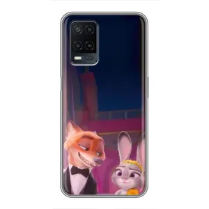 Силиконовый чехол с принтом Зоотрополіс для OPPO A54 (Главные герои)