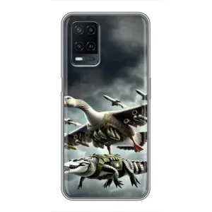Чохол з мемами траралело тралала для OPPO A54 (Гусіні і крокоділо)