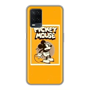 Чехлы с принтом Микки Маус на OPPO A54 (Испуганный Микки)