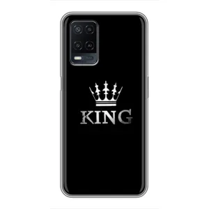 Чехол (Корона на чёрном фоне) для Оппо А54 (KING)