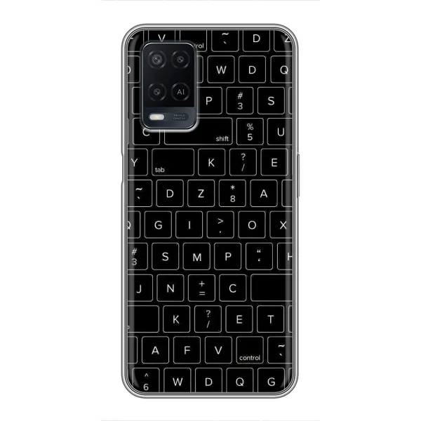 Чехол с рисунком «Клавиатура» для OPPO A54 Чехол с рисунком «Клавиатура» для OPPO A54