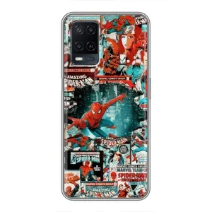 Чехол Супергерой Человека Паука на OPPO A54 (Комиксы Человек Паук)
