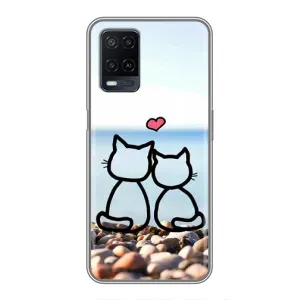 Силиконовые Чехлы Любимому человеку для OPPO A54 (Котейки)