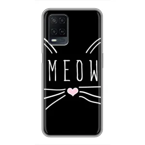 Бампер с изображением Котиков для Оппо А54 (КОТИК MEOW)